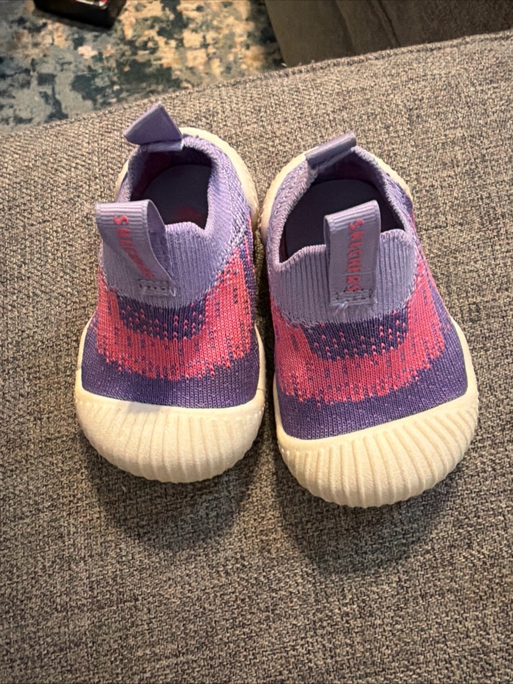 Skechers Little Explorers Kids Slip-On Water Shoes Purple and Pink VGUC
